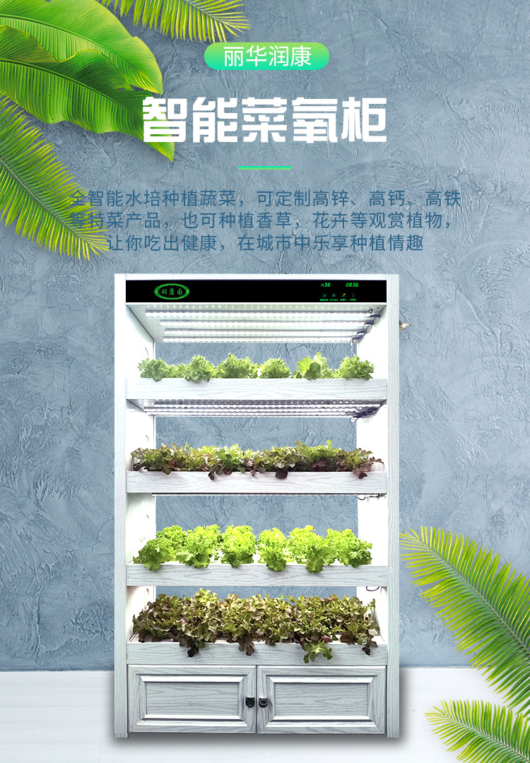 智能蔬菜种植机种植柜植物工厂无土栽培蔬菜设备智能园艺花盆.